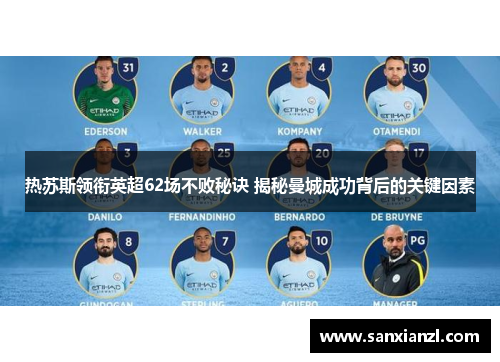 热苏斯领衔英超62场不败秘诀 揭秘曼城成功背后的关键因素